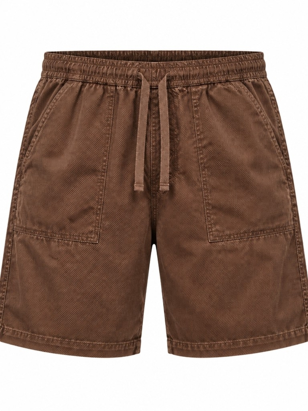 Men's Brown Drawstring Utility Shorts Katin